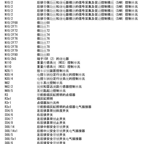 2007年奔驰C200点烟器电路图与保险位置