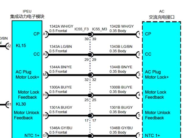 2021年高合HiPhi X充电系统电路图