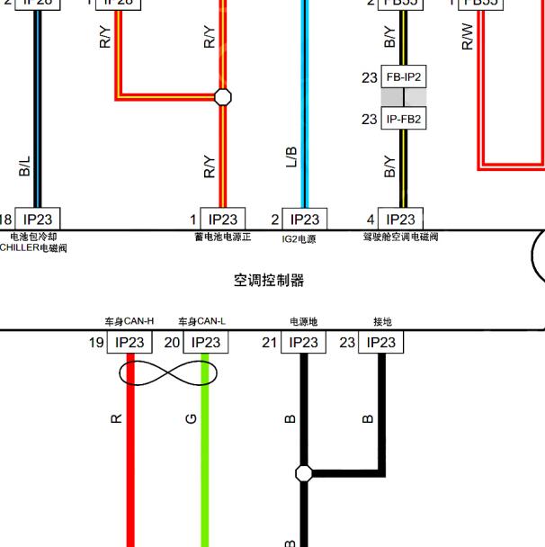 2021年东风风行S50EV 空调电路图