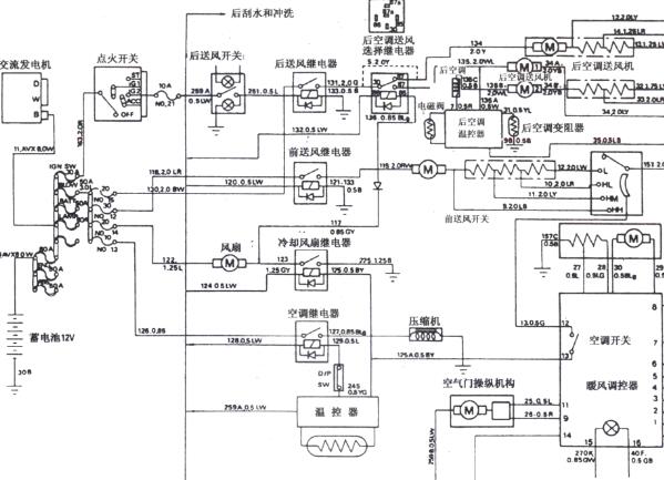 上海汇众伊斯坦纳空调电路图资料