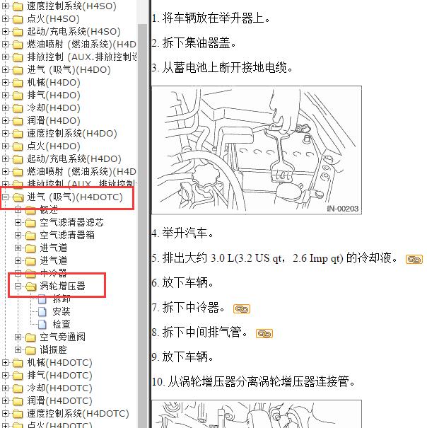2009-2010年斯巴鲁森林人发动机增压系统资料.