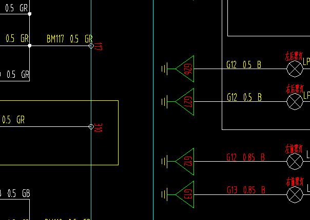 力帆X60灯光电路图资料