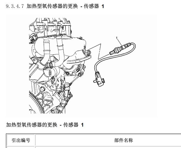 2012年别克君越发动机正时和曲轴位置传感器凸轮轴位置传感器以及氧传感器的拆装