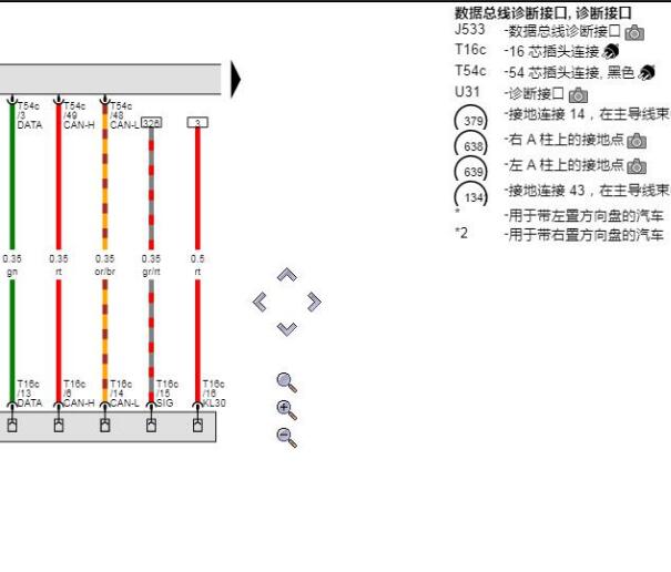2024年奥迪A6L网关电路图