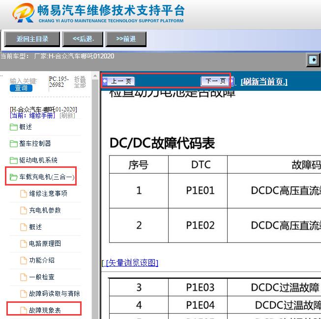 2020年合众汽车哪吒01 DC/DC转换器故障码表资料