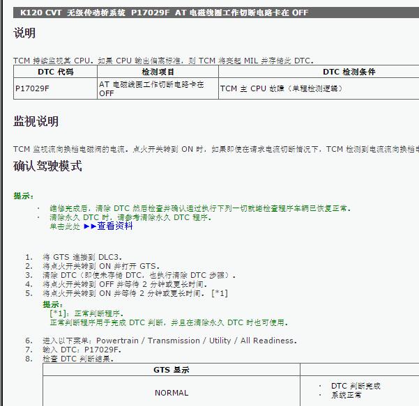 2022年丰田凯美瑞P17029F故障码资料