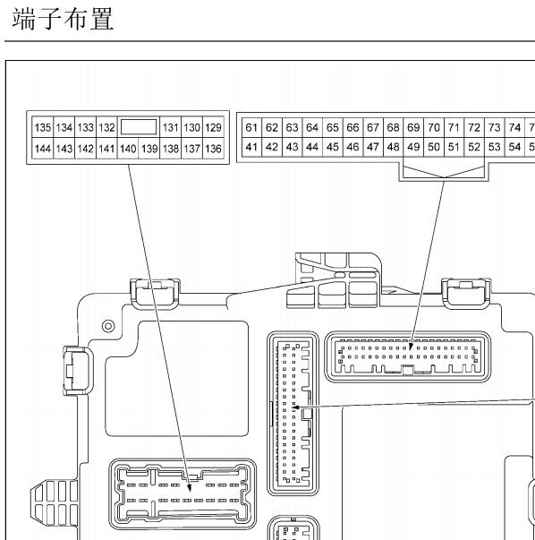 2020年日产轩逸BCM针脚定义
