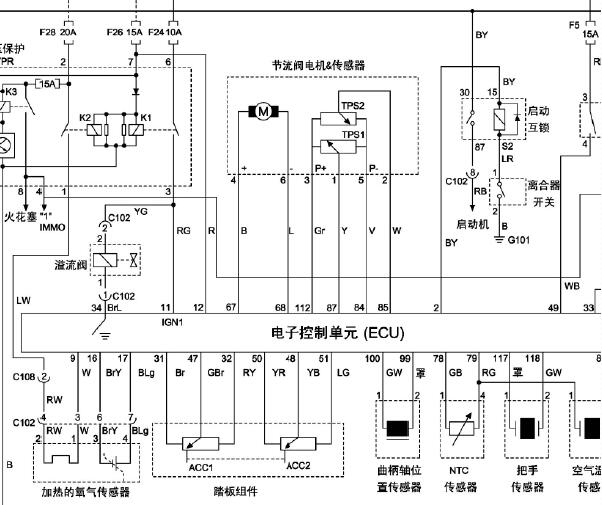 上海汇众伊思坦纳M161发动机电路图和维修手册
