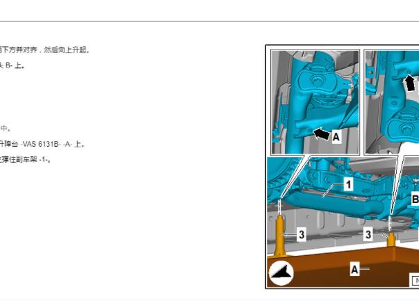 2023年奥迪Q4车辆举升位置资料