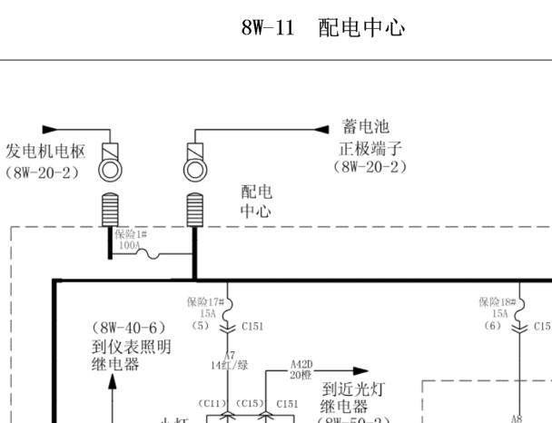 北汽制造勇士电源电路图资料
