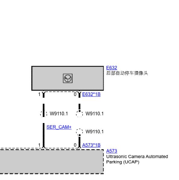2023年宝马X1后部摄像头电路图