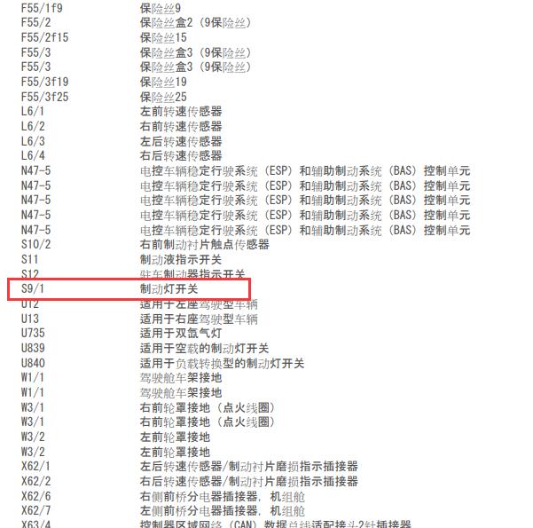2009年奔驰B200 S9/1电路图