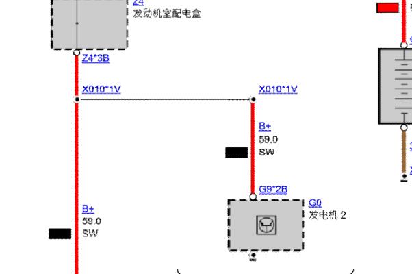 2021年宝马M760Li发电机电路图