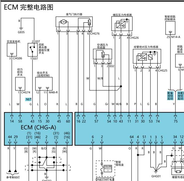 2009年现代劳恩斯酷派发动机电路图