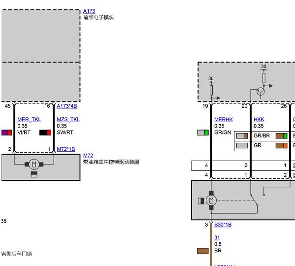 2013年宝马116i FEM电路图