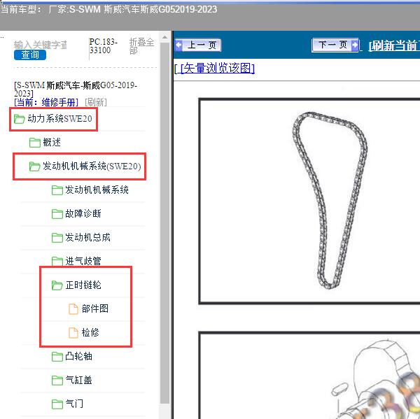 2019-2023年SWM 斯威汽车-斯威G05 发动机正时