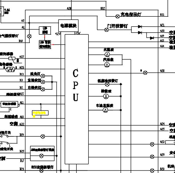 金杯阁瑞斯仪表电路图.