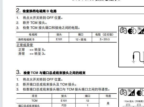 2005年日产骐达变速箱维修手册资料