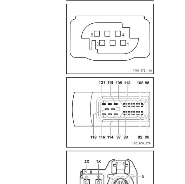 2020年奥迪A6 J1024针脚图