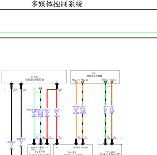 2023年深蓝SL03音响电路图