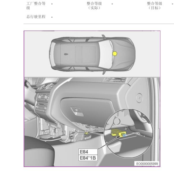 2014年宝马X3 智能钥匙天线安装位置