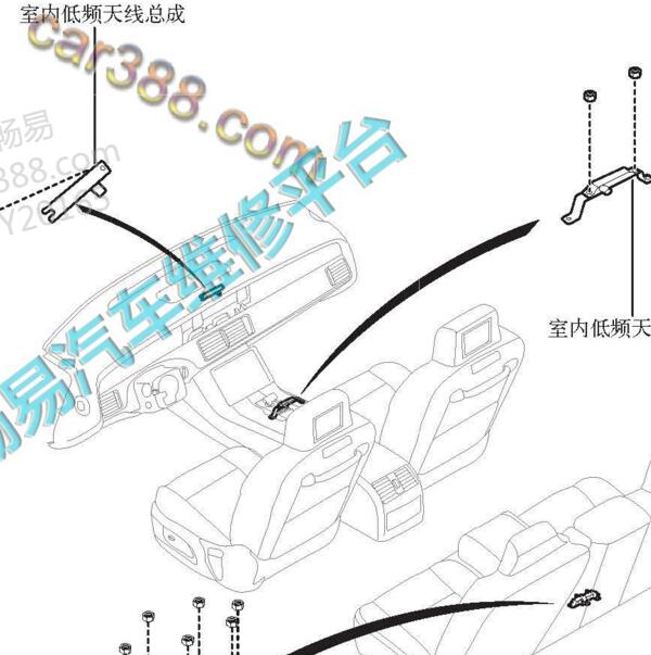 2018年红旗L5室内天线位置
