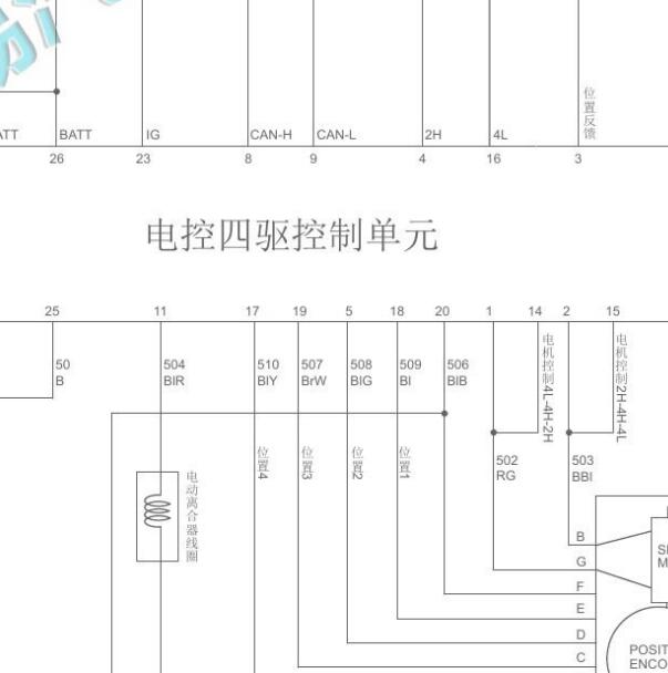 2015年哈弗H5四驱电路图.