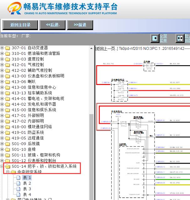 2015年路虎揽胜极光中控锁电路图