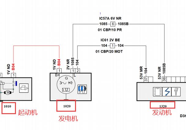 2014年雪铁龙爱丽舍发电机电路图