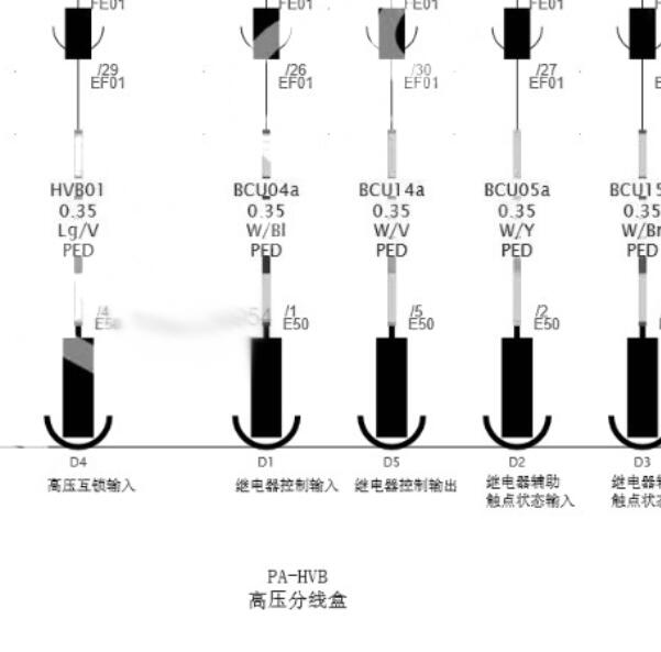 2022年长安深蓝SL03高压系统电路图