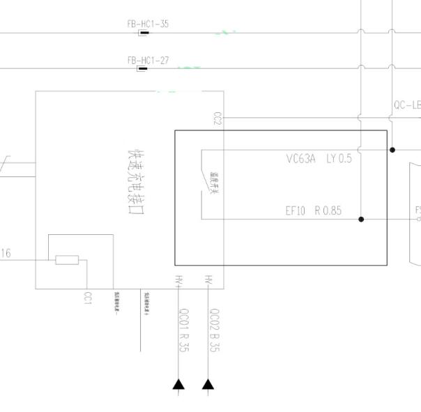 2021年东风风行S50EV高压部分电路图
