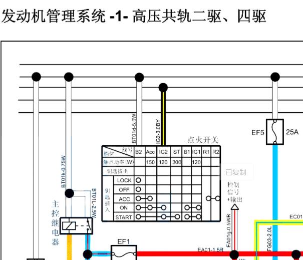 骐铃T5发动机电路图资料