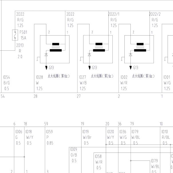江淮瑞风M3 LJ4A18Q6 发动机电路图