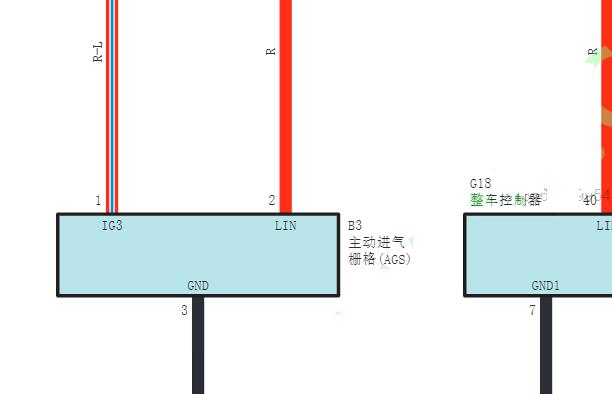 2023年本田BZ3进气格栅电路图资料