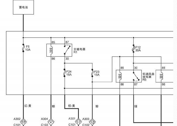 福田汽车4G20TI4发动机电路图资料