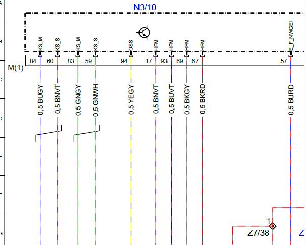 2011年奔驰R300发动机电路图