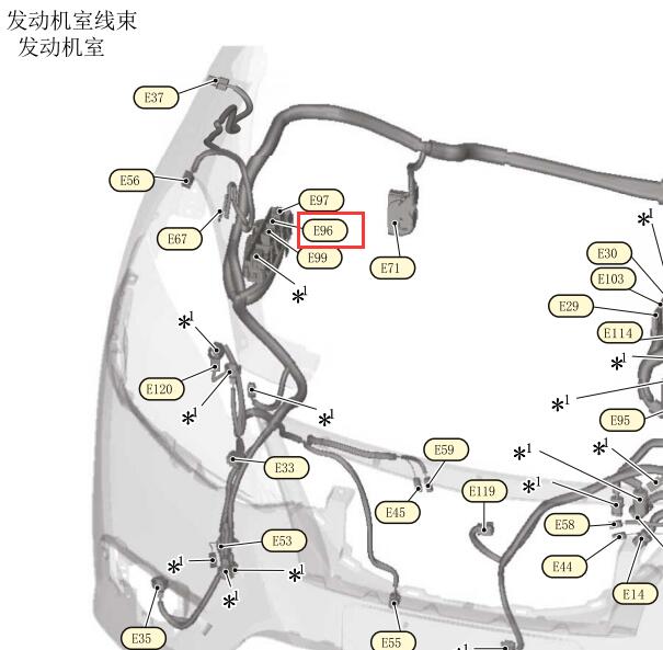 2021年日产轩逸启动继电器位置