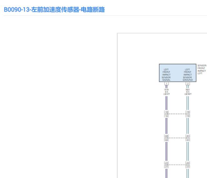 2016年吉普自由光B0090-13故障码维修手册