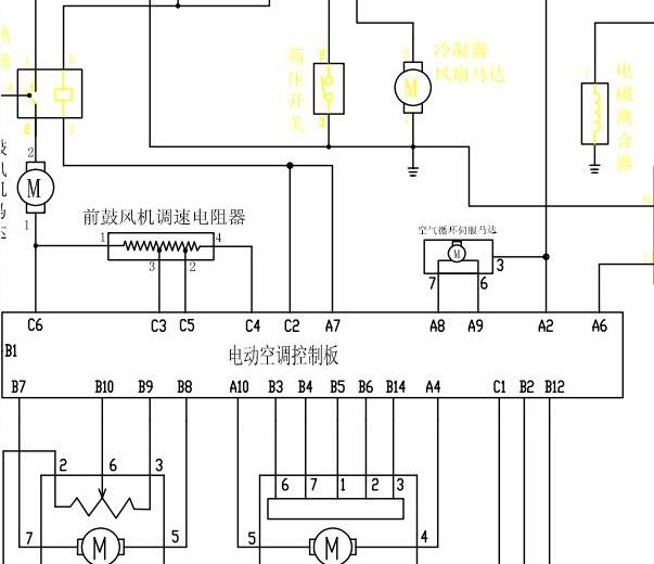 金杯阁瑞斯空调电路图