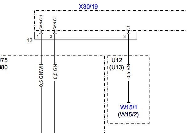 2006年奔驰ML350网络通讯电路图
