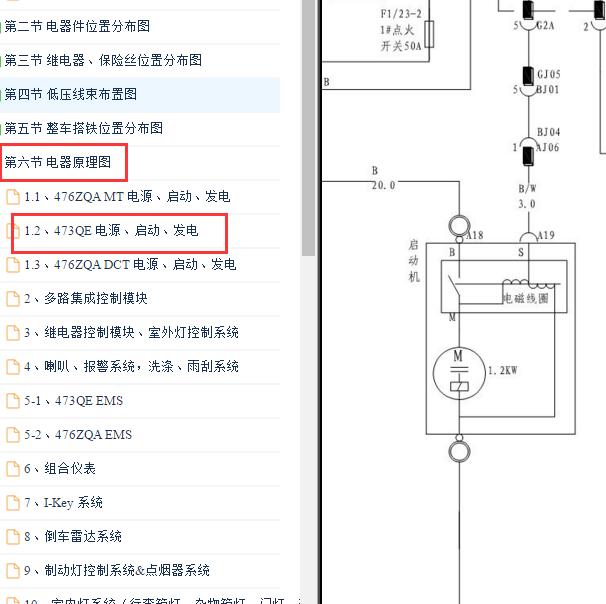 2012-2013年比亚迪速锐启动电路图