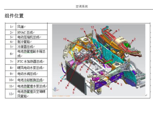 2020年比亚迪E2空调系统维修手册