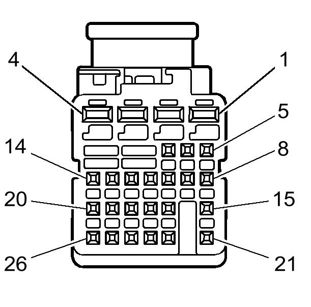 2013年别克君越车身模块X5插头资料