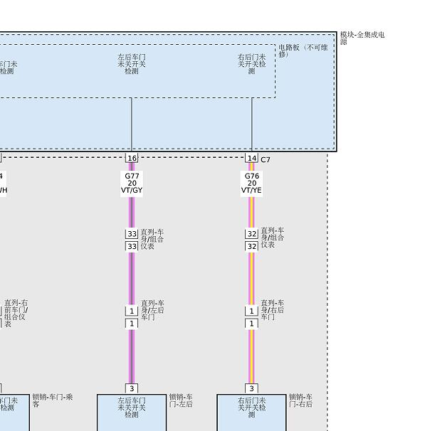 2018年吉普牧马人车身相关电路图