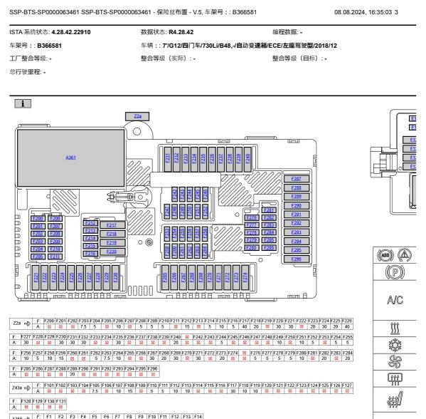 2018年宝马730LI保险位置与说明