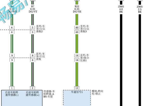 16广汽菲克自由光方向锁电路图