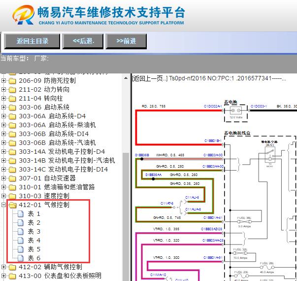 2016年路虎揽胜极光空调电路图