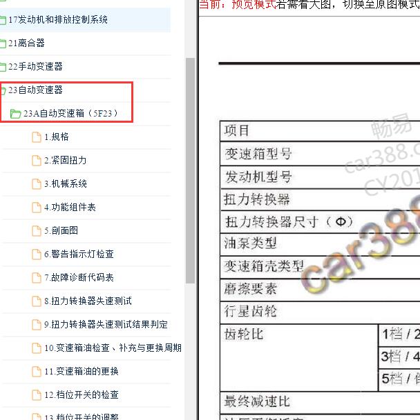 2015-2017年东南DX7 AMT变速箱维修手册