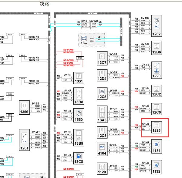 2017年标致408发动机涡轮增压电磁阀电路图