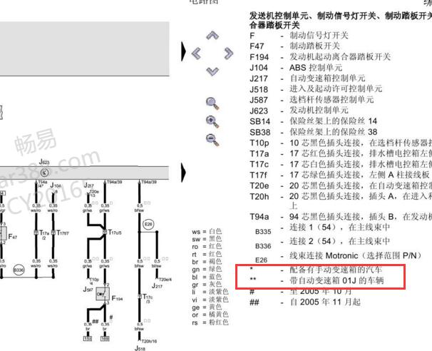 2006年奥迪A6L全车电路图资料